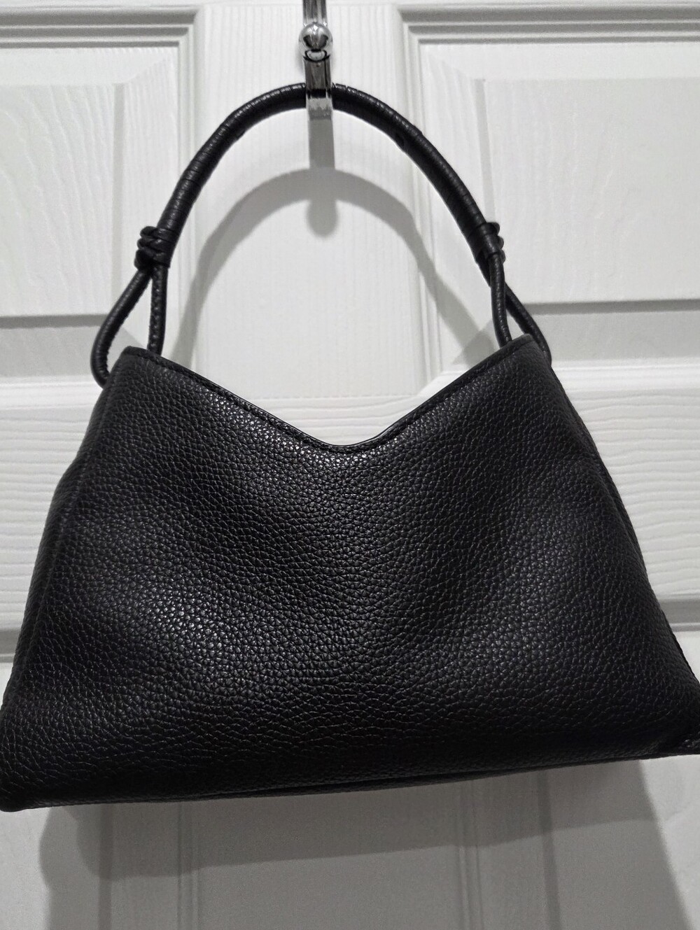 STAUD Valerie Shoulder Bag Pebbled Cow Leather Like New - Picture 10 of 13